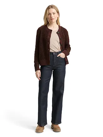 TOM TAILOR | Strickjacke | braun